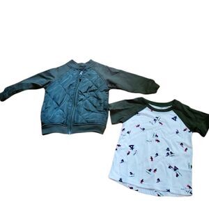 Wonder Nation Jacket And T-Shirt Set